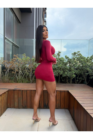 Vestido aranha Vermelho